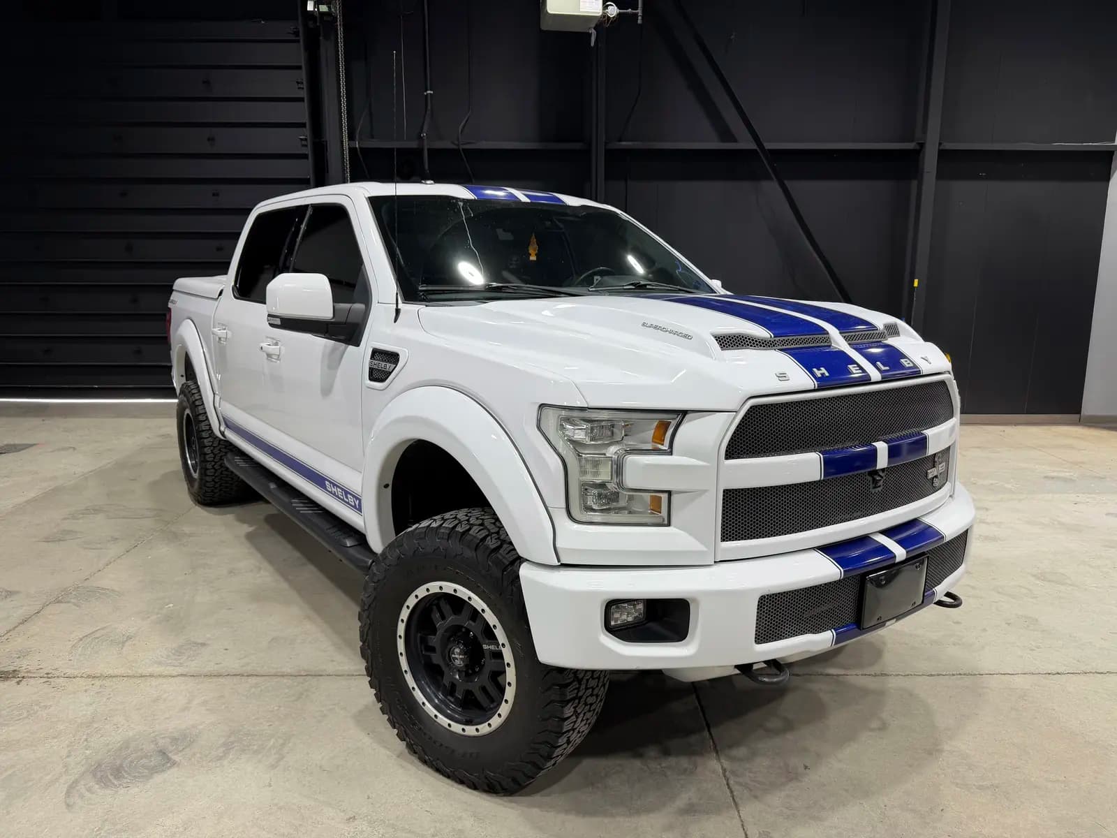 Certified, garage kept, non-smoker 2015 Ford F150 Shelby in White with Black interior Certified, garage kept, non-smoker 2015 Ford F150 Shelby in White with Black interior