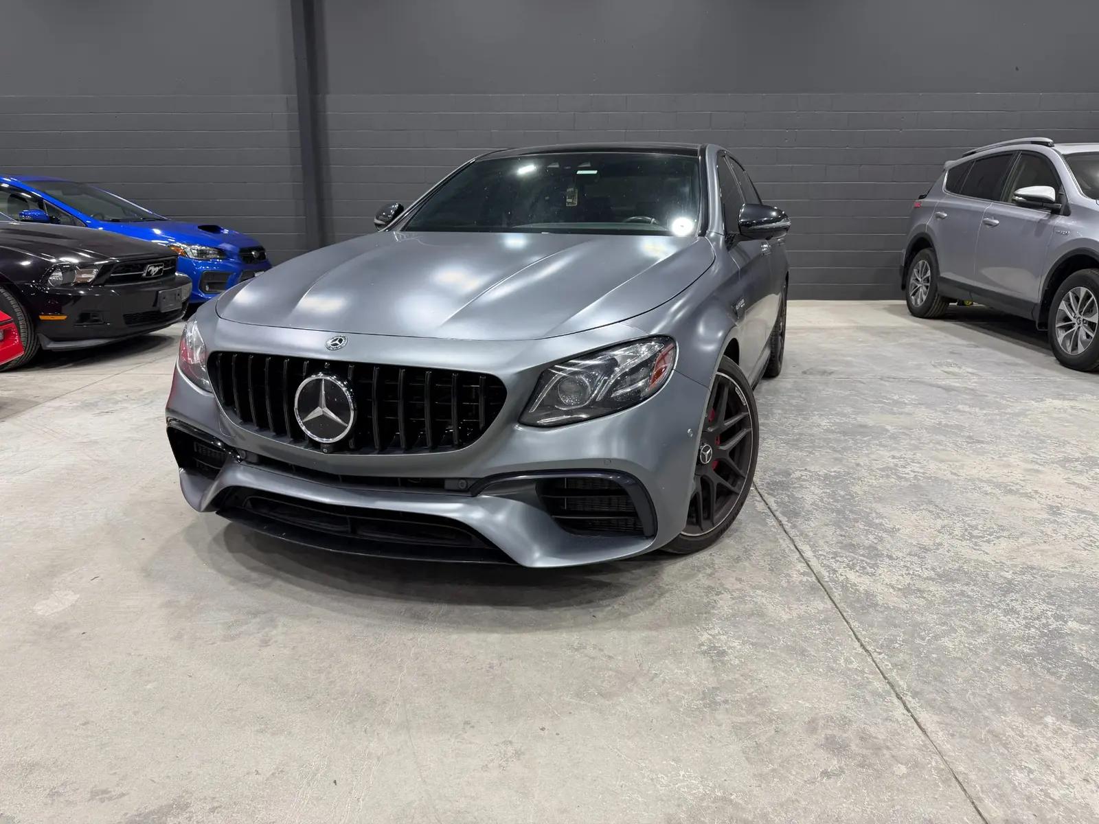 2018 Mercedes-Benz E-Class E63SAMG, front exterior view