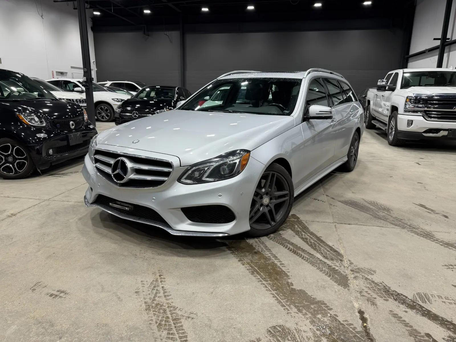 2014 Mercedes-Benz E-Class E350, front three quarter view