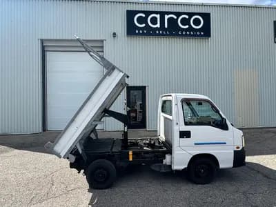 2008 Subaru Sambar Base in White with Gray interior, side profile view