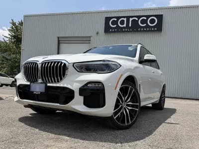 2019 BMW X5 xDrive50i 4D Utility in White with Black interior