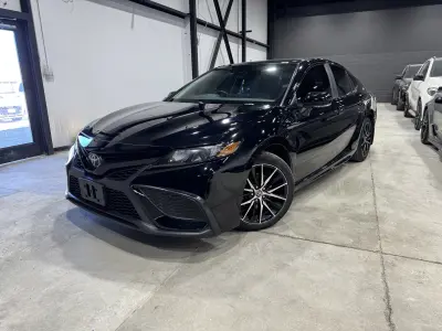 2024 Toyota Camry SE in Black with Black interior