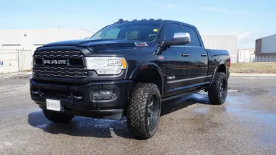 2019 Ram 2500 Laramie Limited in Black with Beige interior