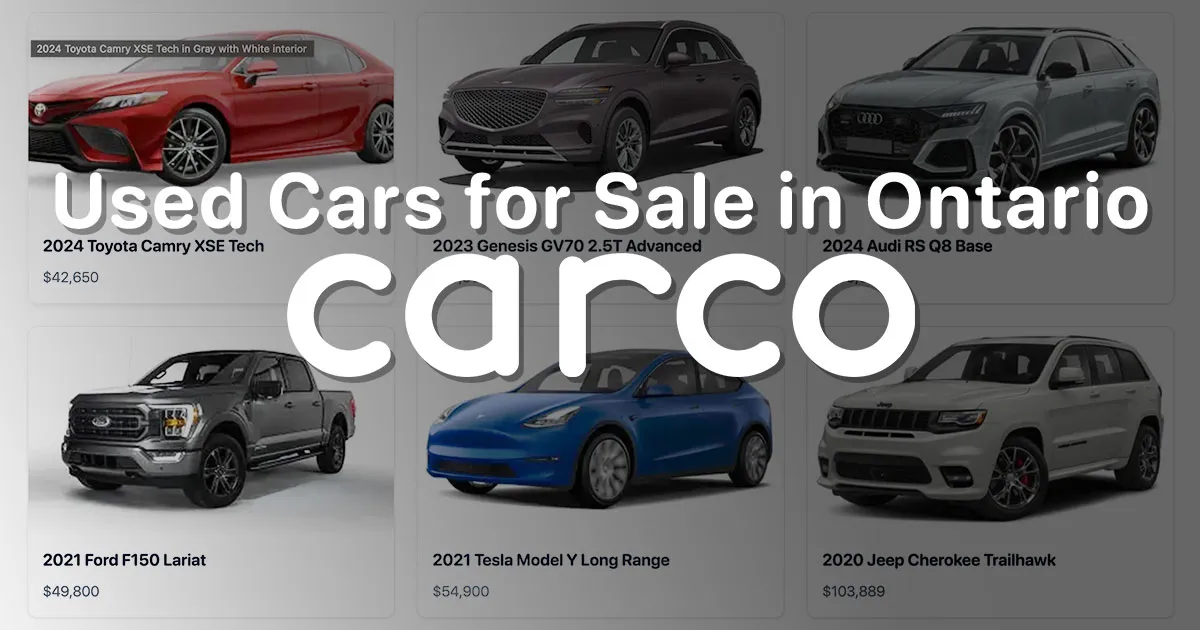 Used Cars for Sale in Newmarket, Ontario | Carco