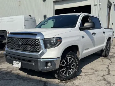 2021 Toyota Tundra TRD Off Road in White with Gray interior