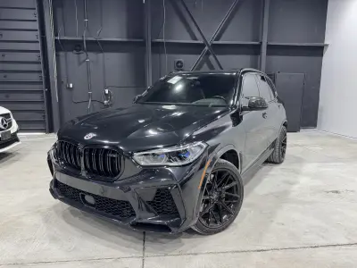 2022 BMW X5 M Competition in Black with Brown interior